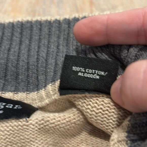 Men’s Haggar Mock Zip Neck Cotton Sweater XL - Picture 5 of 6